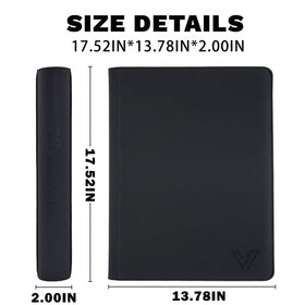 Vrsanok binder open with 40 double-sided pages for easy access to cards