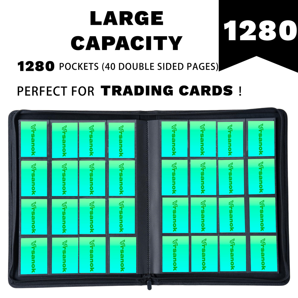 Vrsanok waterproof PU cover protects your card collection during travel