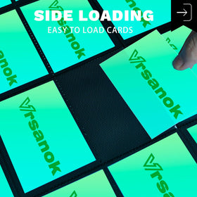 Vrsanok zipper closure keeps cards dust-free and secure