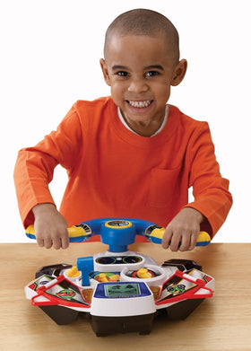 VTech 3-in-1 Race and Learn gear shifter provides authentic racing sounds