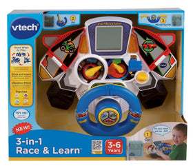 VTech 3-in-1 Race and Learn letters, shapes, and numbers through play
