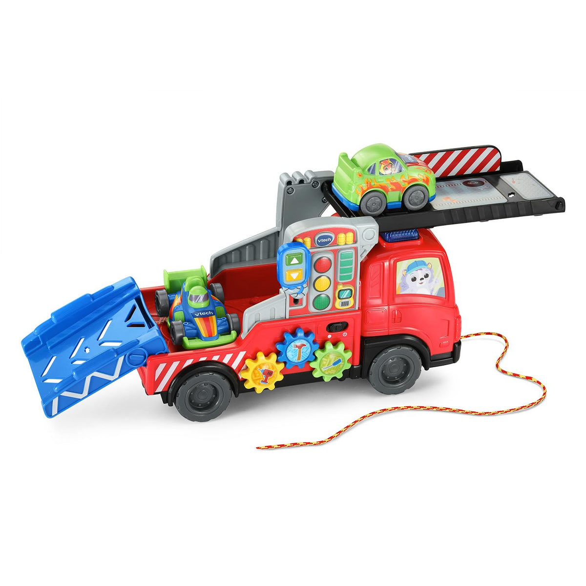 VTech 3-in-1 Fix and Haul Truck music button activating sounds and phrases