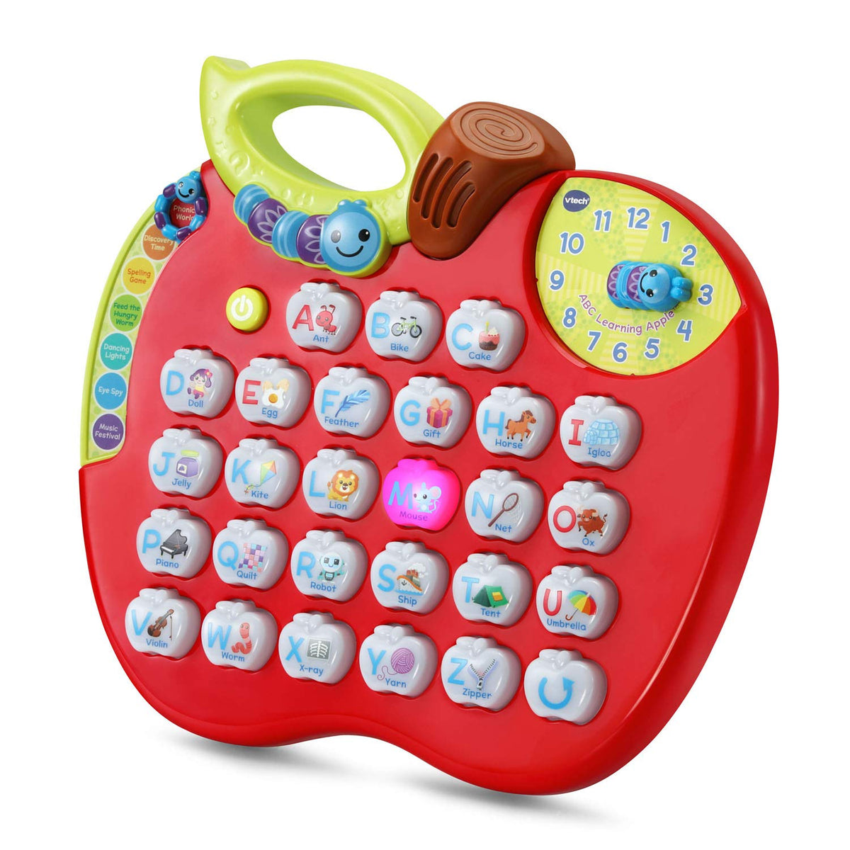 Mode selector and light show encouraging progressive learning through engaging activities