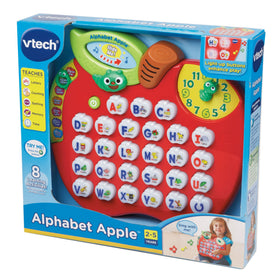 VTech Alphabet Apple eight modes of play offer varied learning experiences