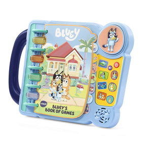 VTech Bluey Books of Games follow the leader mode guiding tasks in order