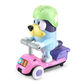 VTech Bluey Scooter Time Bluey demonstrates copycat play moves