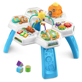 VTech Buzz and Learn flower gears spinning for fine motor play