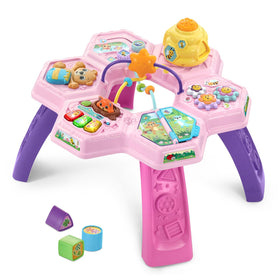 VTech Buzz and Learn table beehive sorter builds hand-eye coordination