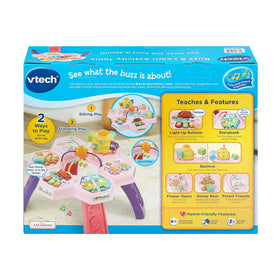 VTech Buzz and Learn table grows from floor to standing with legs