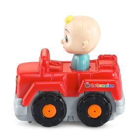 VTech CoComelon family-friendly playtime with track action and learning cues.