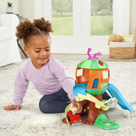 VTech CoComelon bright colors and chunky buttons promote safe, engaging exploration.