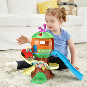 VTech CoComelon movable ramp connects to other playsets for expanded adventures.