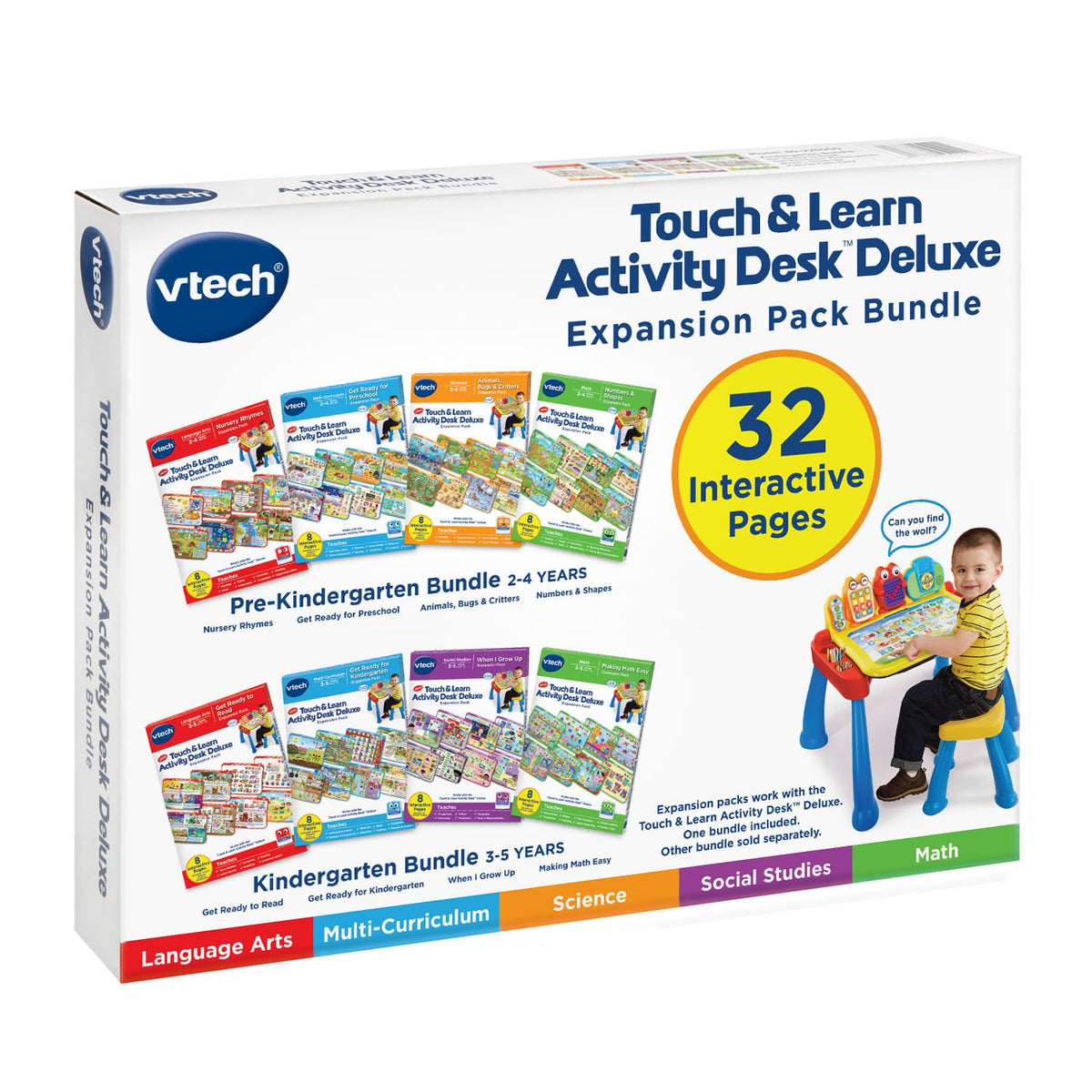 VTech Desk Expansion When I Grow Up pages spark curiosity about professions and language use.