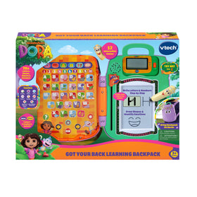 VTech Dora Swiper cleans the drawing board for quick play resets.