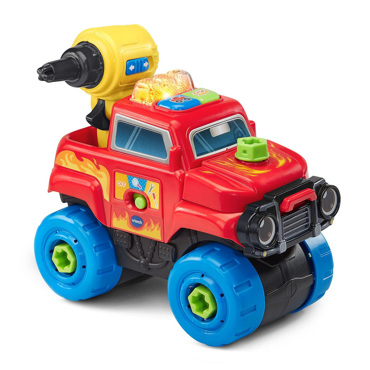 VTech Drill and Learn Monster Truck suitable for ages 2-5 during imaginative play