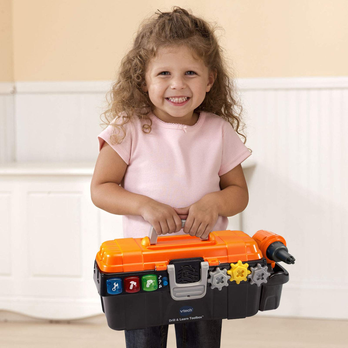 VTech Drill and Learn Toolbox durable classroom-friendly design supports imaginative learning at home.