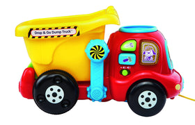 VTech Drop and Go Dump Truck yellow toddler learning toy for early education