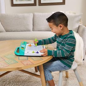 Clear the board quickly with the ABC slider for new activities.