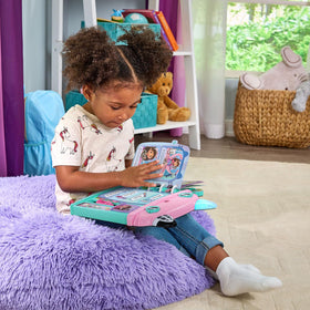 VTech Gabby’s Dollhouse rooms exploration image highlights varied play spaces