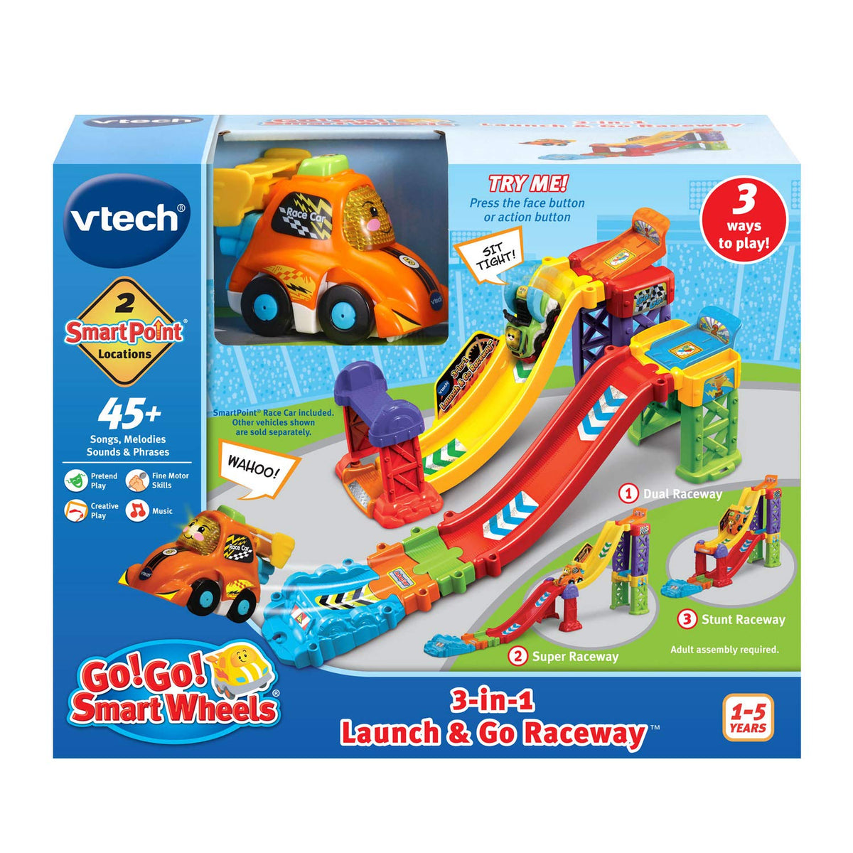 VTech Go Go Smart Wheels suits ages 1-5 for playtime
