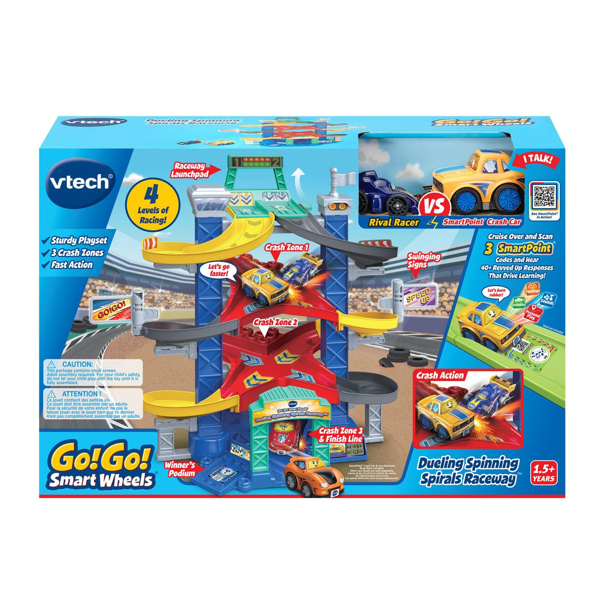 VTech Go! Go! Smart Wheels SmartPoint-cars boost interactive play on the track