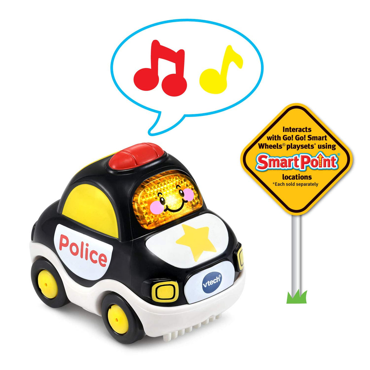 VTech Go! Go! Smart Wheels letters learning image featuring alphabet through play.
