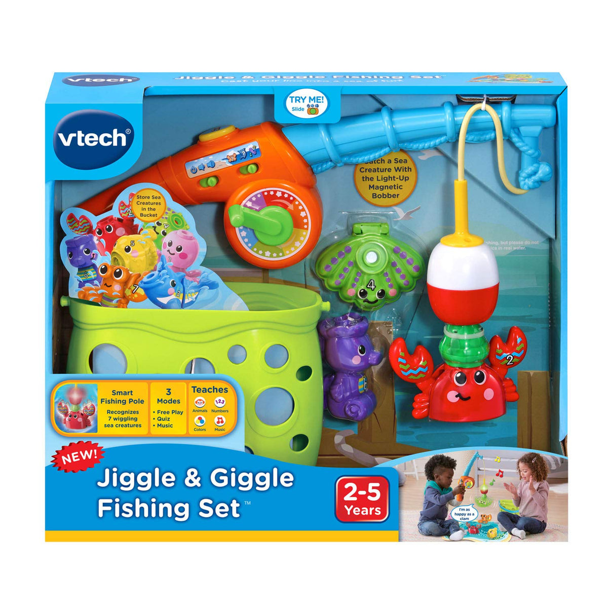 Color-learning feature reinforces color recognition during play with VTech set