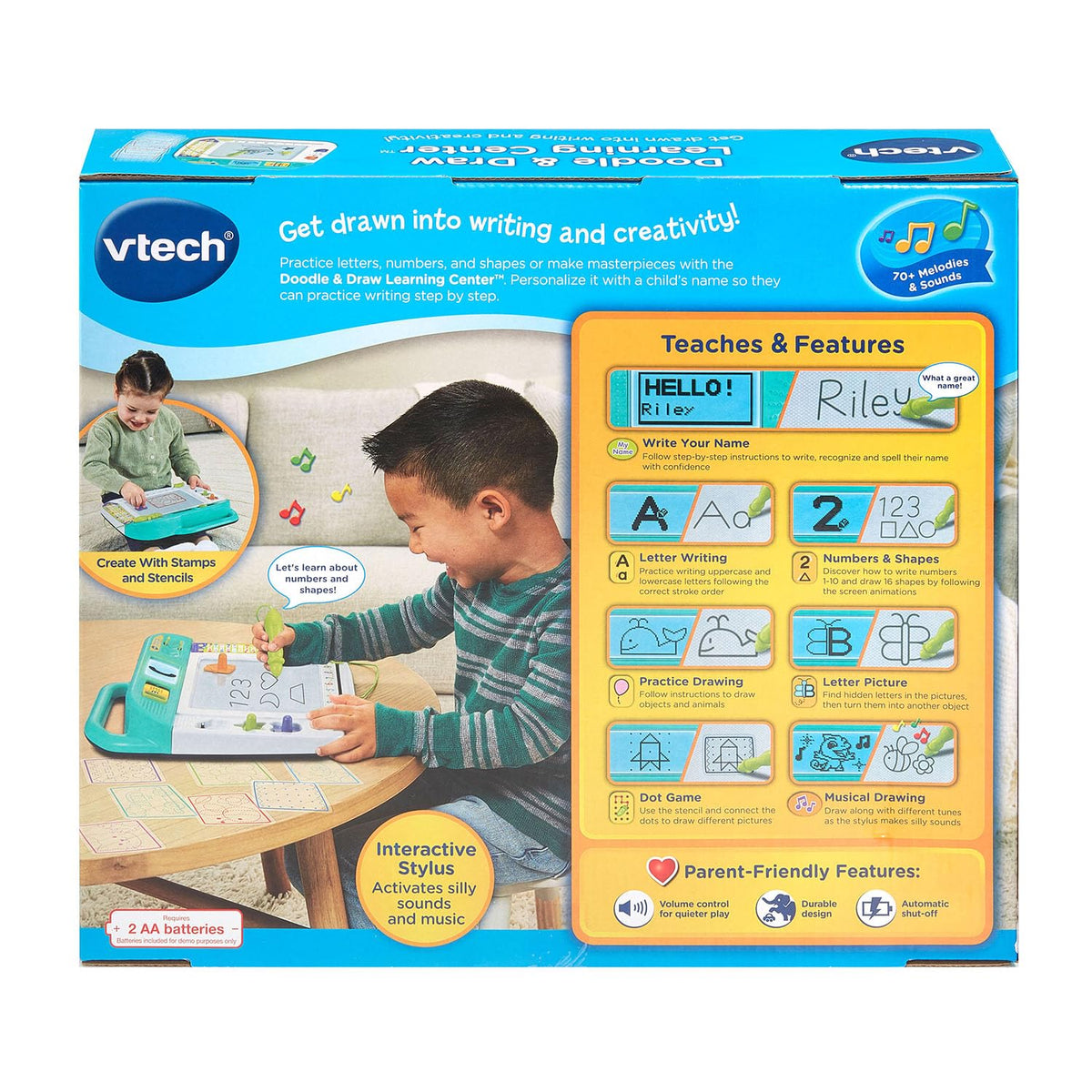 VTech Doodle and Draw offers kid-friendly learning with music and sounds.