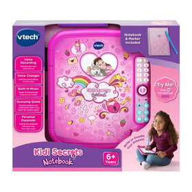 VTech Kidi Secrets Notebook Game mode supports number play