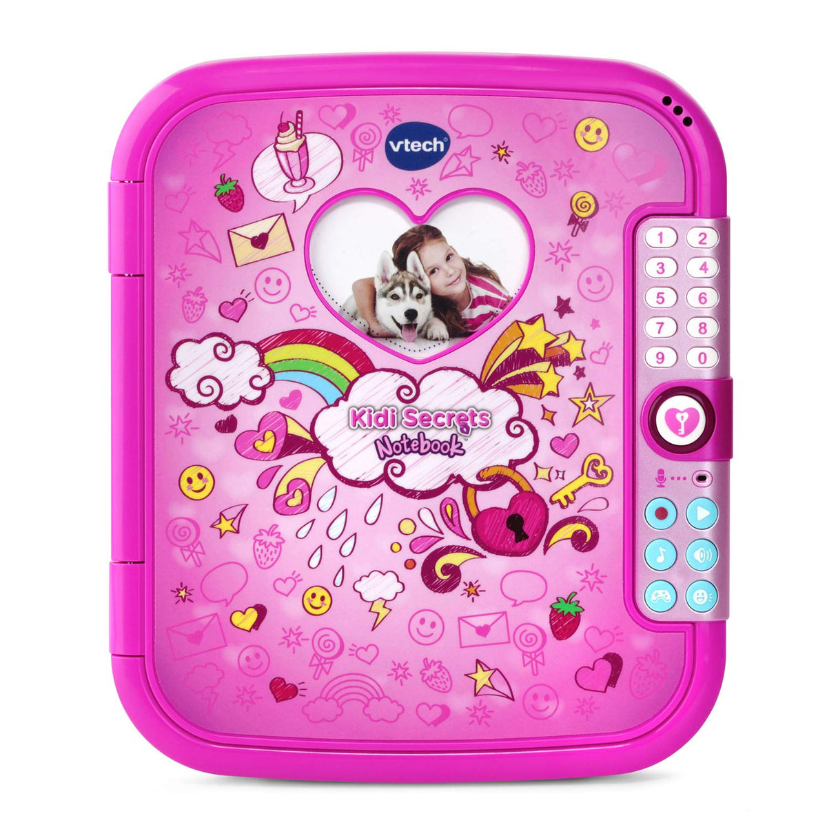 VTech Kidi Secrets Notebook pink cover provides private journaling space