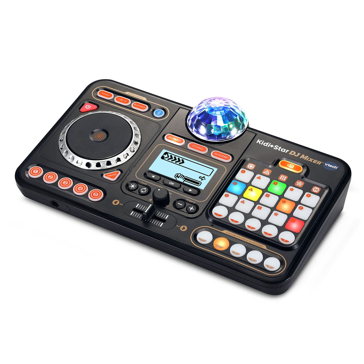 VTech Kidi Star DJ Mixer Bluetooth connection enables wireless mashups.