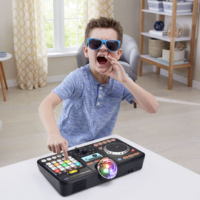 VTech Kidi Star DJ Mixer microphone input invites expressive vocals.