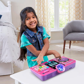 VTech Kidi Star DJ Mixer pink Bluetooth connection for playing from other devices