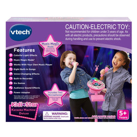 VTech Kidi Star Deluxe pink AC adapter for long play sessions.