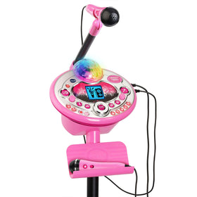 VTech Kidi Star Karaoke Deluxe pink front view for at-home performances.