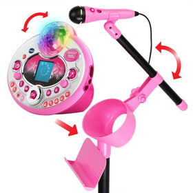 VTech Kidi Star Karaoke Deluxe pink microphones ready for duets.