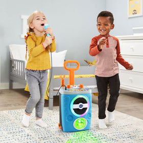 VTech Kidi Superstar Jr. Karaoke robot voice effect adds playful character