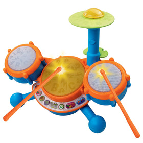 VTech KidiBeats drum set overview showing kid-friendly percussion