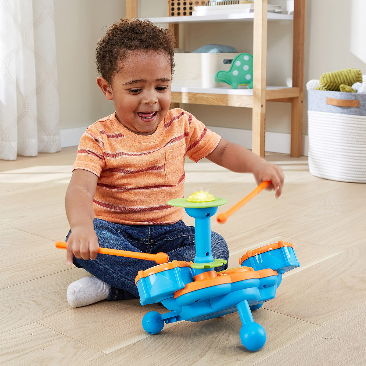 VTech KidiBeats LED lights guide learning with rhythm