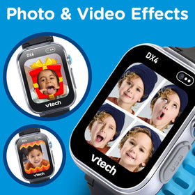 VTech KidiZoom Smartwatch DX4 large screen showcases vibrant visuals for kids