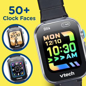 VTech KidiZoom Smartwatch DX4 splash-proof metal body for active wear
