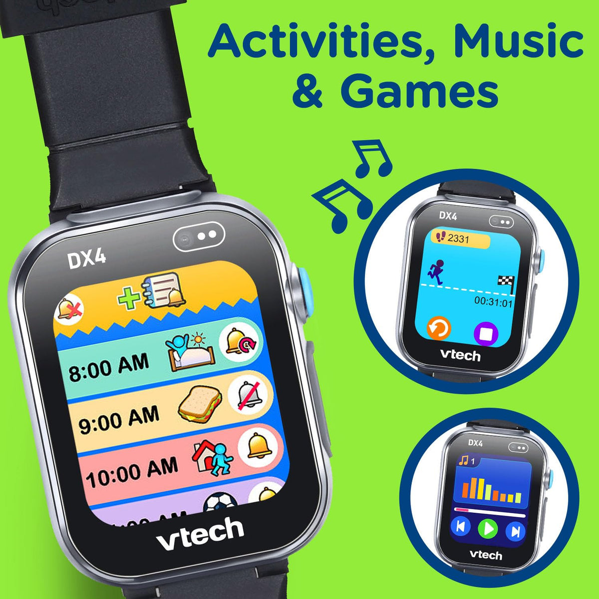 VTech KidiZoom Smartwatch DX4 stylish watchband for everyday use