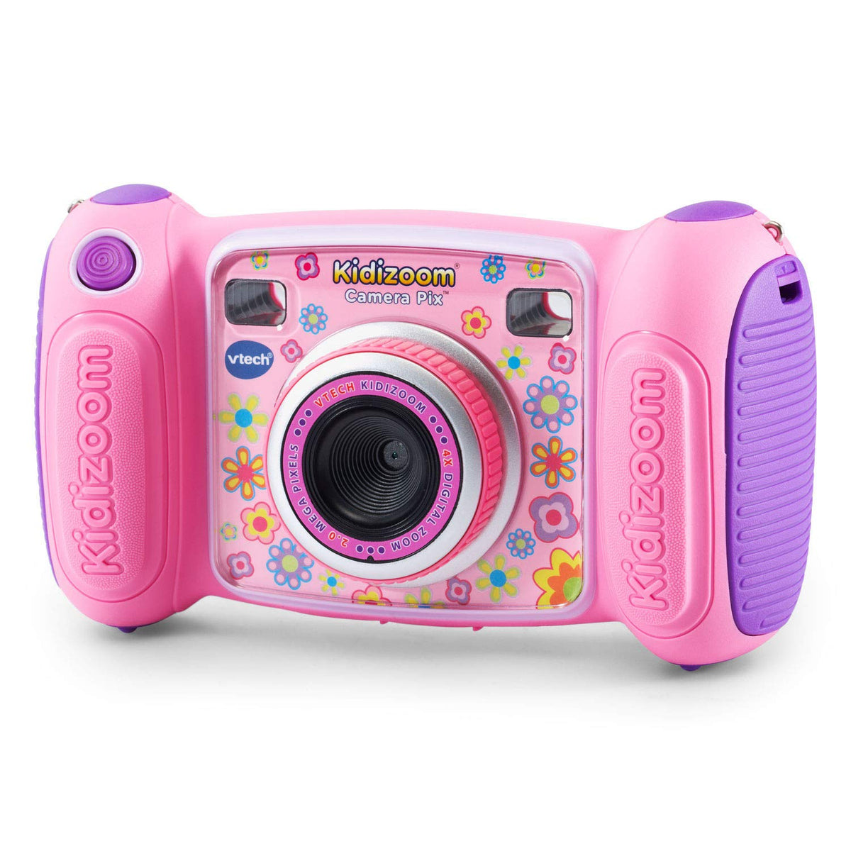VTech KidiZoom Pix pink selfie mode highlights easy self-portraits.