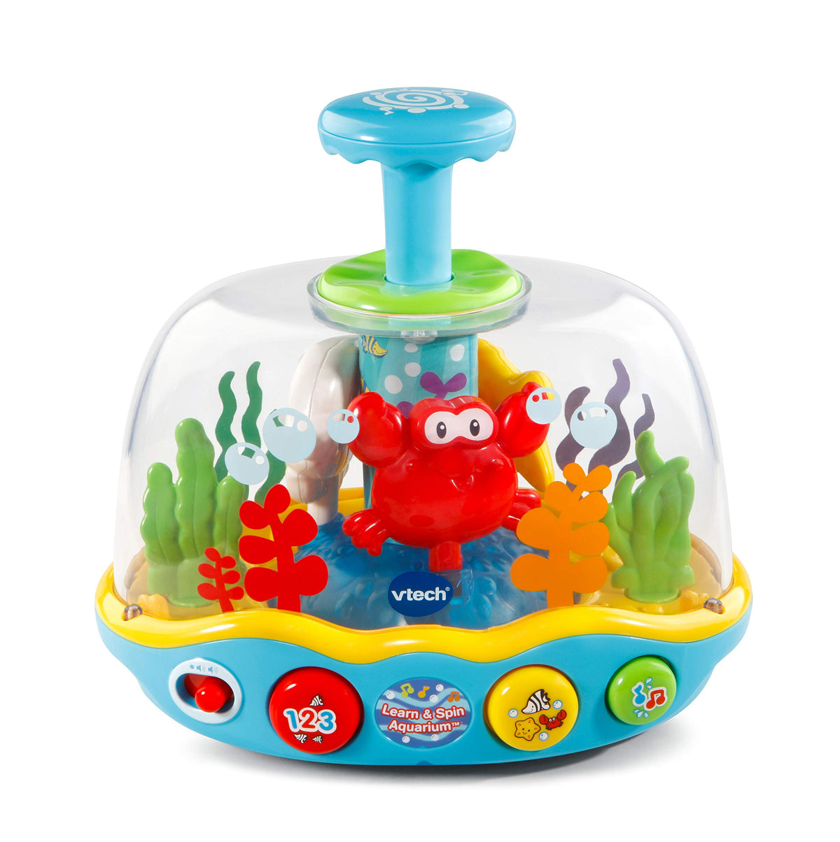 VTech Learn and Spin Aquarium: spinning aquarium with lights for interactive play.