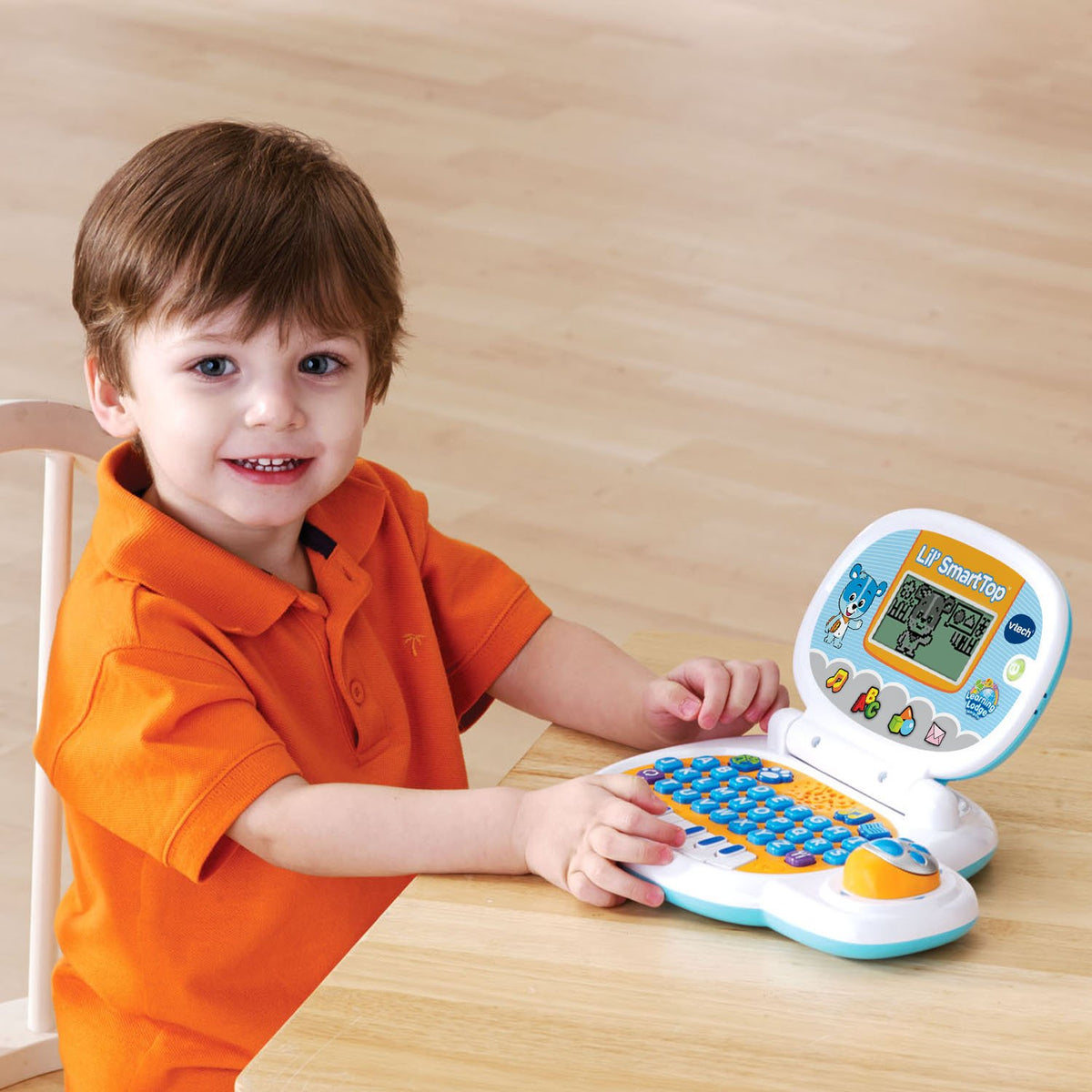 VTech Lil' SmartTop piano keys encouraging musical exploration and rhythm.