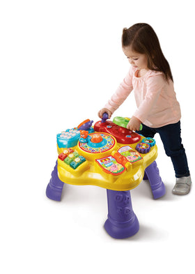 VTech Magic Star Table light-up buttons teach colors through music