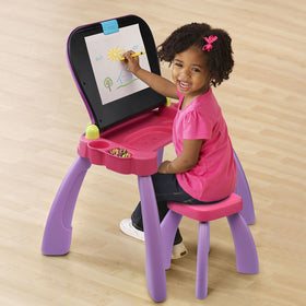Music mode on the VTech desk delivers familiar melodies during learning sessions.