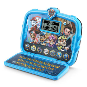 VTech PAW Patrol Learning Tablet typing activity helps kids practice letters during adventures.