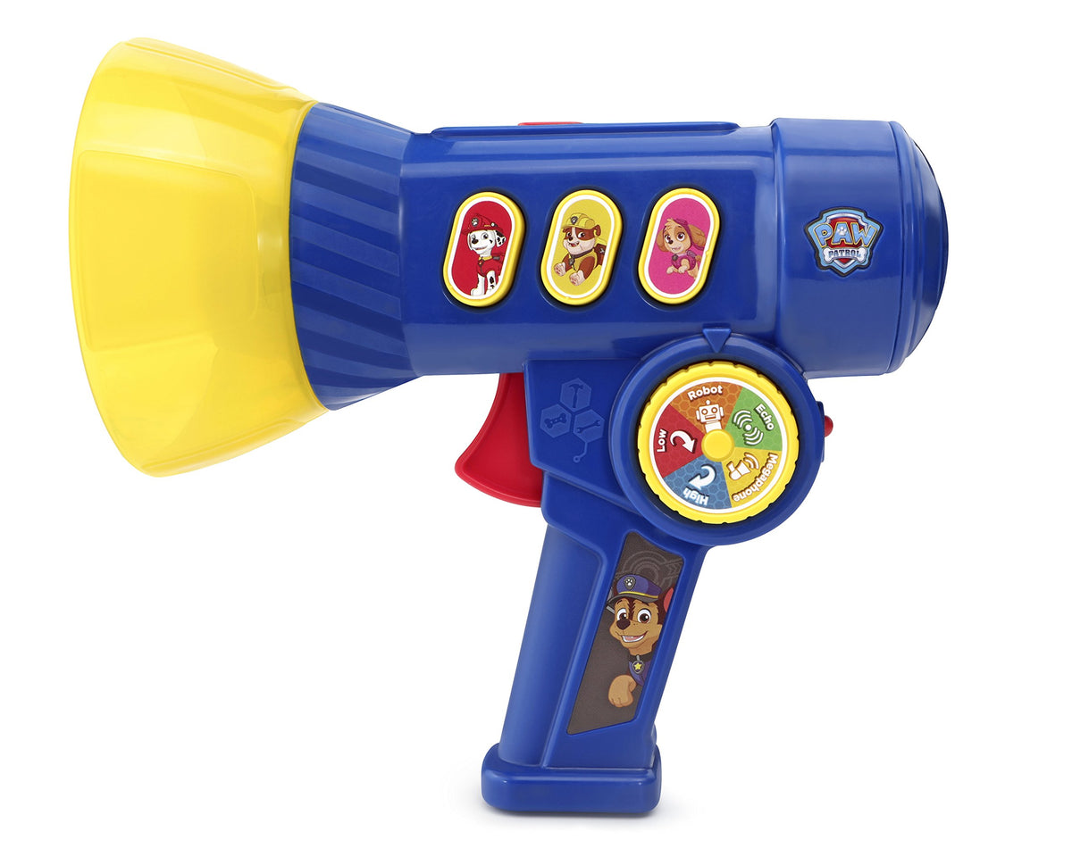 VTech PAW Patrol Megaphone Mission Blue side view for interactive role-play