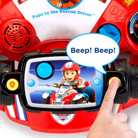 VTech Paw Patrol Pups to The Rescue Driver red horn honk adds exciting sound effects.